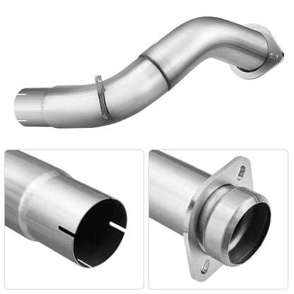 4" Turbo Downpipe Exhaust For 2015-2019 Ford 6.7L Powerstroke F250 F350 F450 F550
