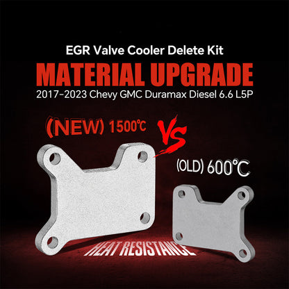 SPELAB 2017-2025 6.6L Duramax L5P EGR Valve Cooler Delete Kit