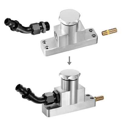 CCV PCV ReRoute Delete Kit For 2008-2010 6.4L Powerstroke Diesel Ford F250 F350 F450 F550