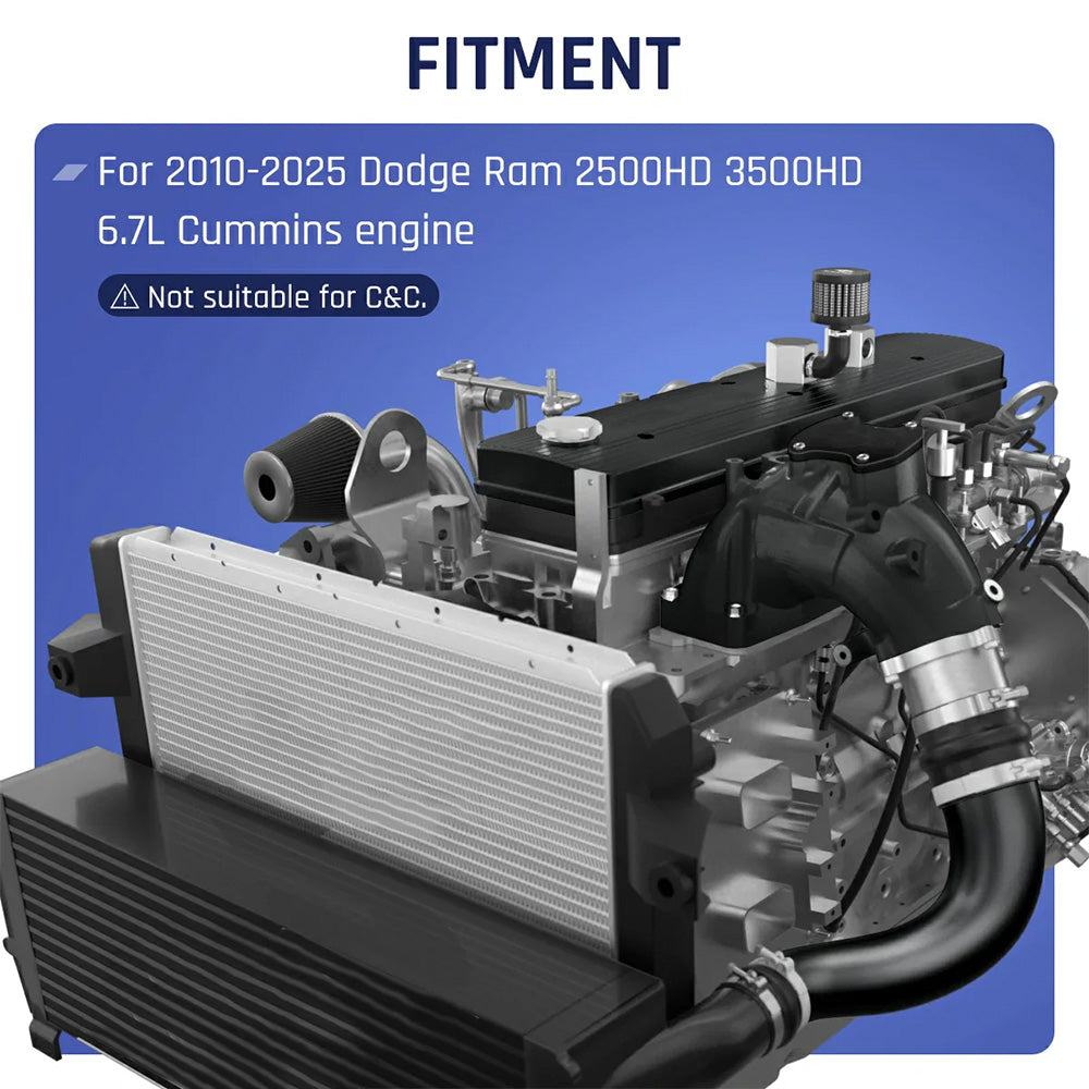 EGR Delete Kit For 2010-2025 Dodge Ram 2500 3500 6.7L Diesel