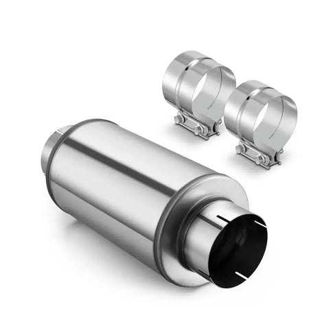 4''/5'' Stainless Steel Diesel Muffler For Dodge Ram Diesel Duramax Powerstroke DieselPerf