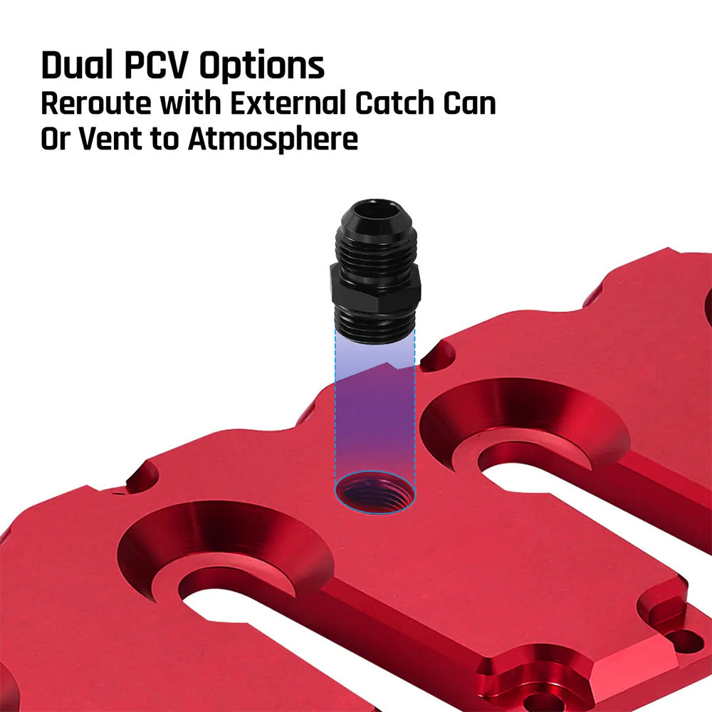 Billet Aluminum Valve Cover for 2004.5–2010 GM 6.6L Duramax