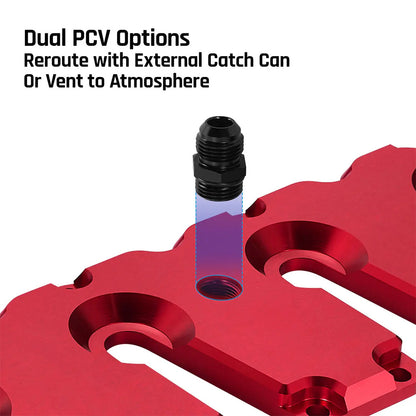 Billet Aluminum Valve Cover for 2004.5–2010 GM 6.6L Duramax