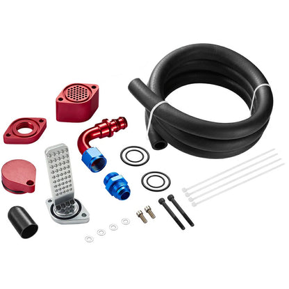 2011+ Ford 6.7L Powerstroke CCV Reroute/Delete w/Catch Can Internal&External  Kit