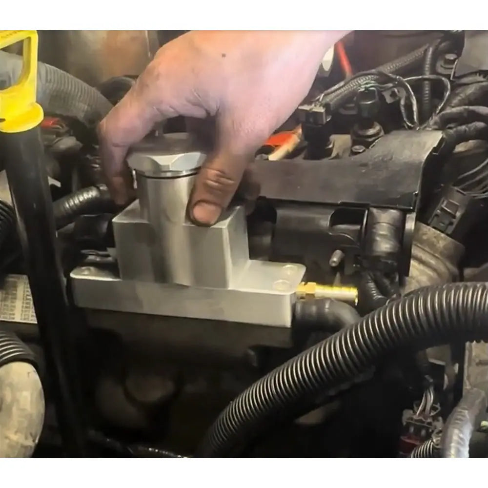 CCV PCV ReRoute Delete Kit For 2008-2010 6.4L Powerstroke Diesel Ford F250 F350 F450 F550 DieselPerf