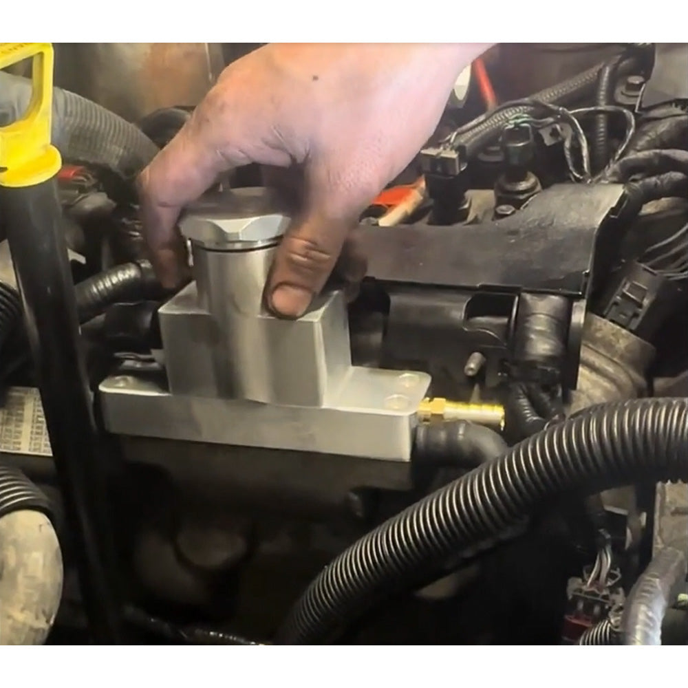 CCV PCV ReRoute Delete Kit For 2008-2010 6.4L Powerstroke Diesel Ford F250 F350 F450 F550