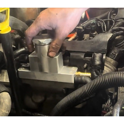 CCV PCV ReRoute Delete Kit For 2008-2010 6.4L Powerstroke Diesel Ford F250 F350 F450 F550