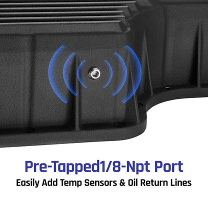 6r140-transmission-pan-for-2011-2019-ford-6-7l-powerstroke-f250-f350-f450-spelab-7175