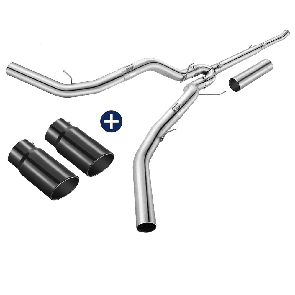 4"/5" 2011-2024 Ford 6.7 Powerstroke DPF Delete Race Pipe w/Muffler Exhaust | SPELAB