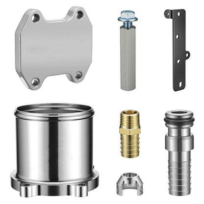 for 13-18 Dodge Ram 6.7L Diesel EGR Plate Cooler & Throttle Valve Delete Kit