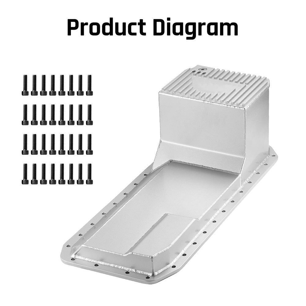 Oil Pan For 2003-2022 Dodge Ram 2500/3500 5.9L/6.7L Diesel Billet Aluminum