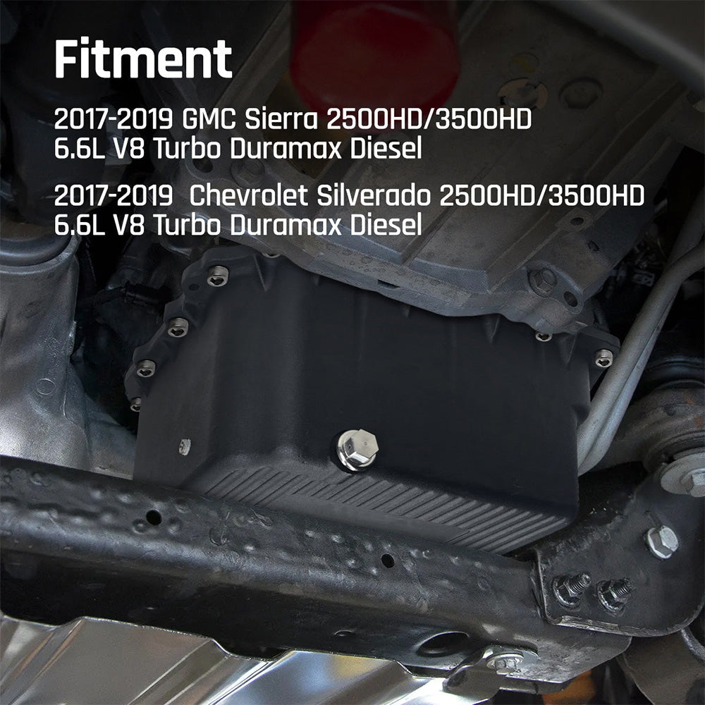 Oil Pan for 2017-2019 Chevrolet/GMC 2500HD 3500HD 6.6L Duramax