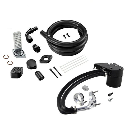2011+ Ford 6.7L Powerstroke CCV Reroute/Delete w/Catch Can Internal&External  Kit