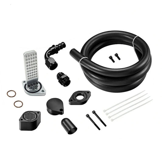 Enhanced CCV/PCV Reroute/Delete Engine Ventilation Kit For 11-25 Ford 6.7L Powerstroke