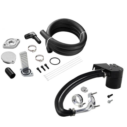 CCV Reroute/Delete Kit 2011-2025 Ford 6.7 Powerstroke F250 F350 F450 w/Catch Can
