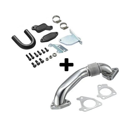 2007.5-2010 6.6L Duramax LMM EGR Delete Kit High Flow Intake Elbow Pipe Tube | SPELAB