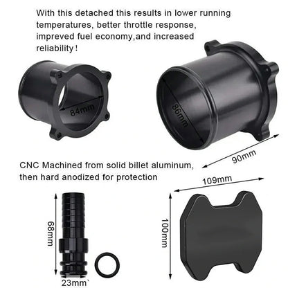 for 13-18 Dodge Ram 6.7L Diesel EGR Plate Cooler & Throttle Valve Delete Kit