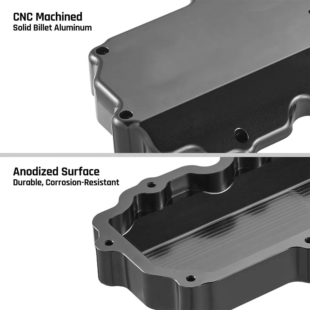 Billet Aluminum Valve Cover for 2004.5–2007 Ford 6.0L Powerstroke