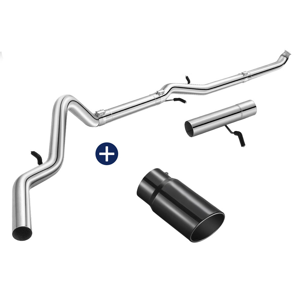 4"/5" 2007-2010 LMM  6.6L Duramax DPF Delete Race Pipe | SPELAB