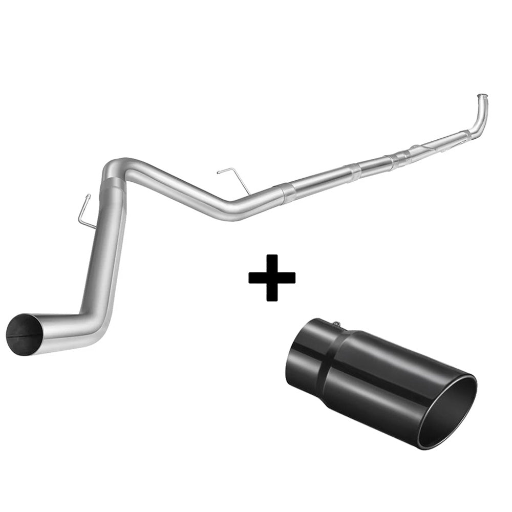 4"/5" Turbo-Back for 2013-2018 Dodge Ram 6.7L Diesel DPF Delete Race Pipe