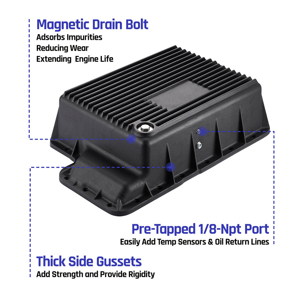 5R110 Transmission Pan for 2003–2010 Ford F250 F350 F450 6.0L / 6.4L Powerstroke Super Duty