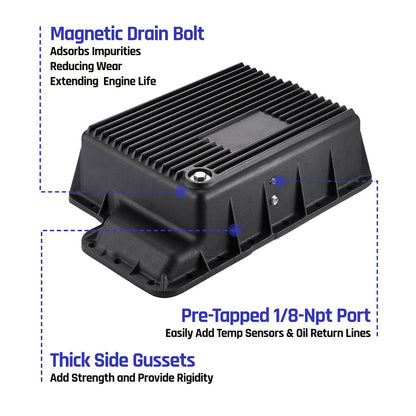 5R110 Transmission Pan for 2003–2010 Ford F250 F350 F450 6.0L / 6.4L Powerstroke Super Duty