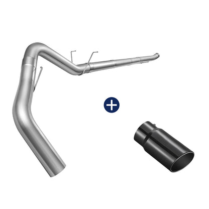 For 4"/5'' DPF Delete Race Pipe 2019+ Dodge Ram 2500/3500 6.7L Diesel