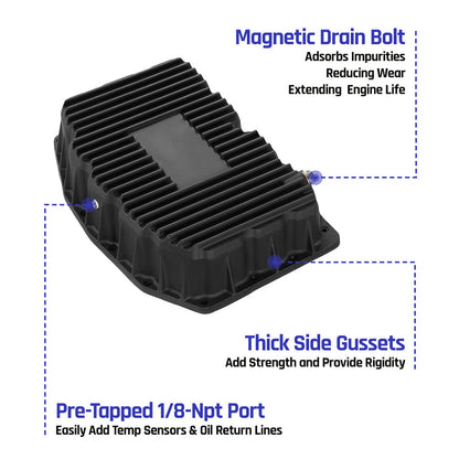 Oil Pan for 2011–2025 Ford F250 F350 F450 6.7L Powerstroke Diesel