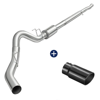 4"/5" 2011-2024 Ford 6.7 Powerstroke DPF Delete Race Pipe w/Muffler Exhaust | SPELAB