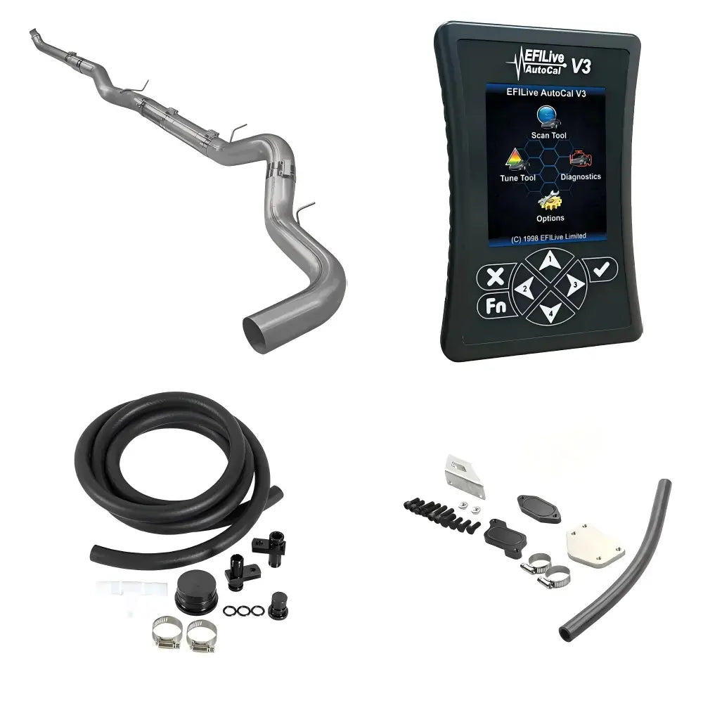 2004.5-2005 Duramax LLY 6.6L All-in-One Delete Kit: EGR, CCV & Tuner DieselPerf