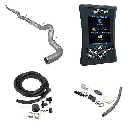 2004.5-2005 Duramax LLY 6.6L All-in-One Delete Kit: EGR, CCV & Tuner DieselPerf