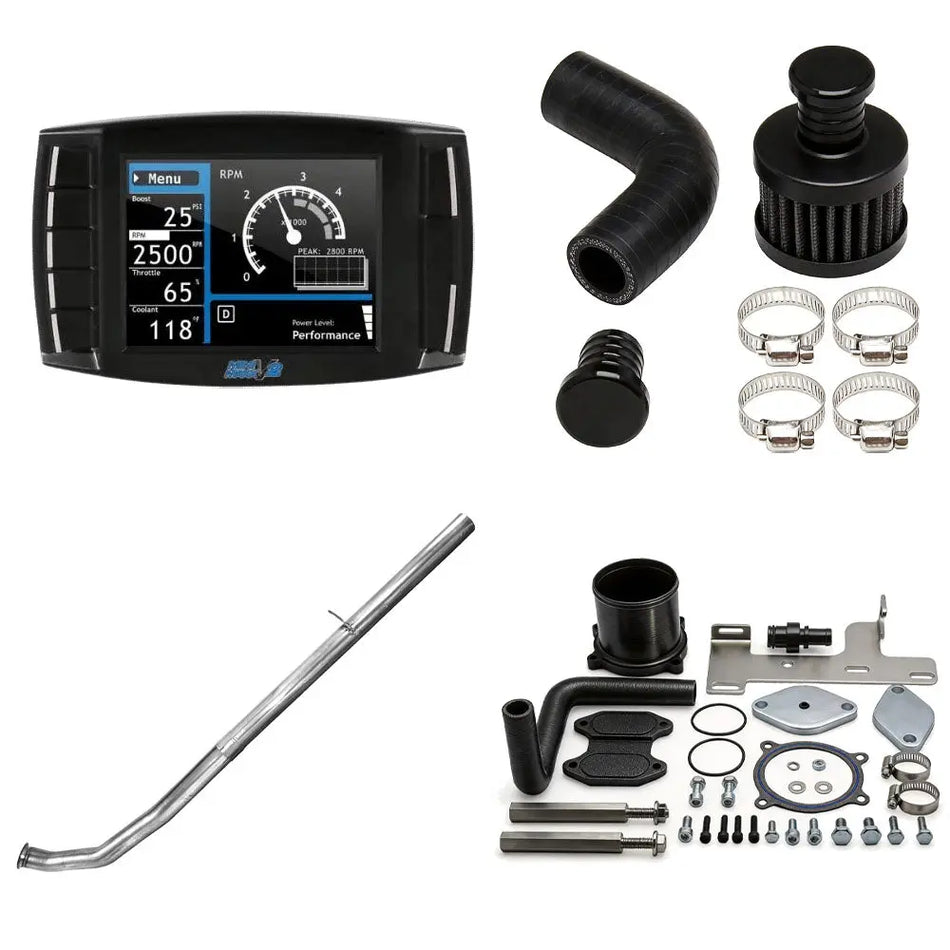 2010-2012 Ram 6.7L Cummins All-in-One Delete: DPF/EGR/DEF + CCV Reroute & Tuner DieselPerf