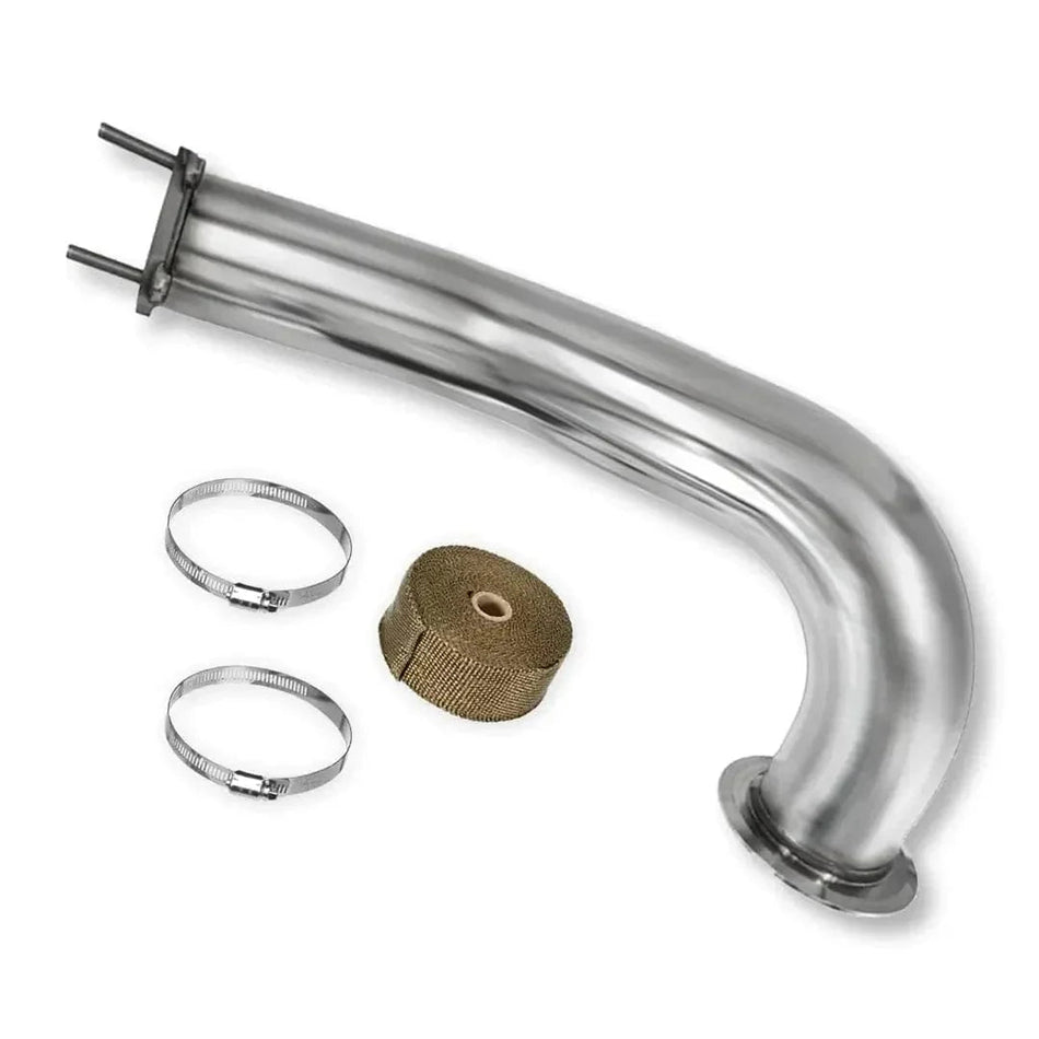 GM Duramax L5P Downpipe 3.5" Turbo Direct Pipe (2017-2025) DieselPerf