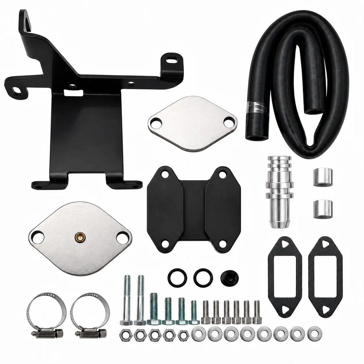 2010-2024 6.7L Dodge Ram Cummins EGR & Cooler Delete Kit Improved integrated DDC riser bracket DieselPerf