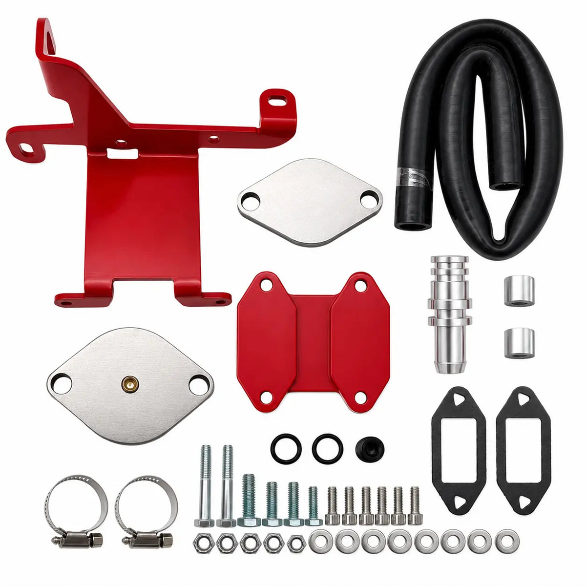 2010-2024 6.7L Dodge Ram Cummins EGR & Cooler Delete Kit Improved integrated DDC riser bracket DieselPerf