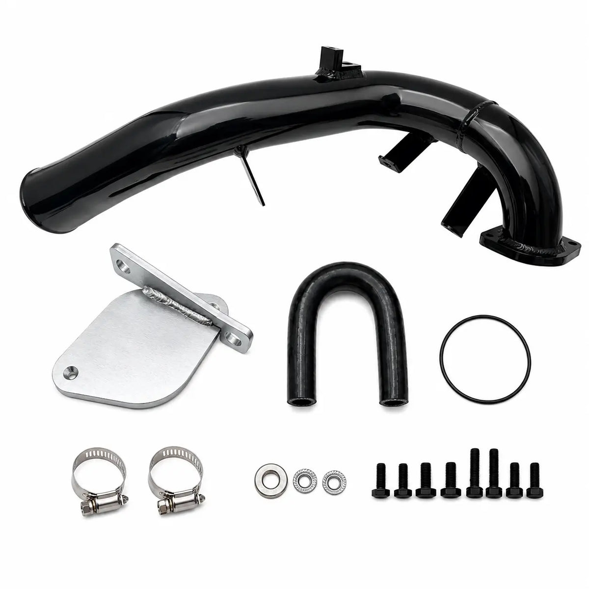2007.5-2010 6.6L GM Duramax LMM EGR & Cooler Delete Kit with Intake Elbow DieselPerf