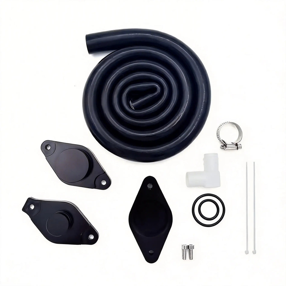 CCV/PCV Reroute Delete Kit for 2011-2016 6.6L Duramax DieselPerf