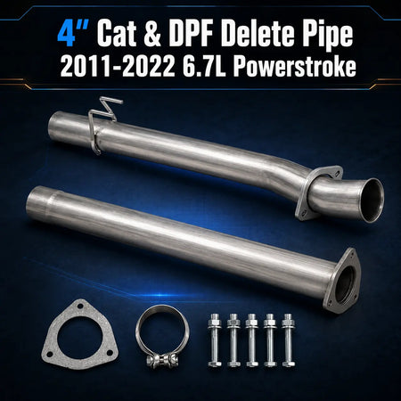 2011-2025 6.7L Powerstroke 4" & 5" DPF Delete Pipe DieselPerf