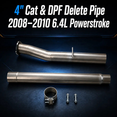 2008-2010 6.4L Powerstroke 4" & 5" DPF Delete Pipe DieselPerf