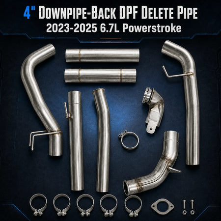 2011-2025 6.7L Powerstroke 4" & 5" DPF Delete Pipe DieselPerf