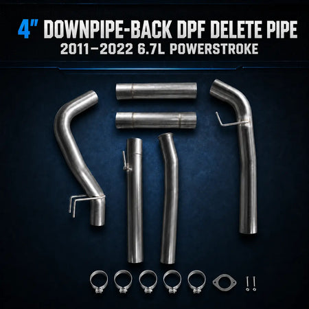 2011-2025 6.7L Powerstroke 4" & 5" DPF Delete Pipe DieselPerf
