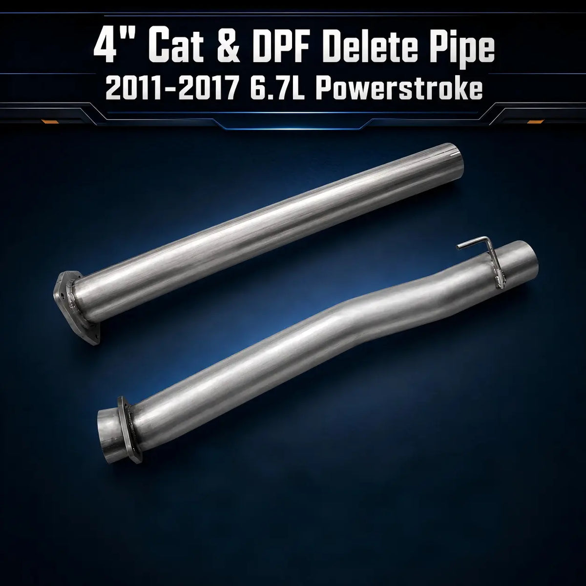 2011-2025 6.7L Powerstroke 4" & 5" DPF Delete Pipe DieselPerf
