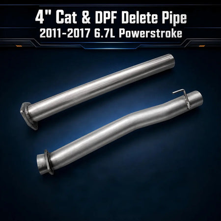 2011-2025 6.7L Powerstroke 4" & 5" DPF Delete Pipe DieselPerf