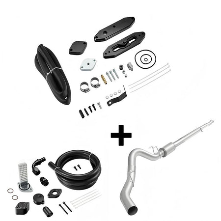 2011-2019 Ford F250 F350 F450 6.7L Powerstroke Delete Kit - DPF EGR DEF & CCV Reroute All-in-One DieselPerf