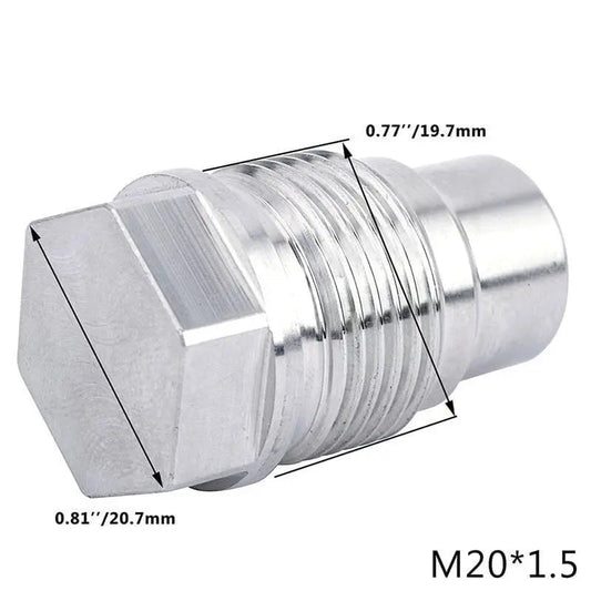 SPELAB M20*1.5 Diesel Fuel Rail Plug For 2007.5-2012 Dodge Ram 6.7L Diesel & 2004.5-10 GM Duramax
