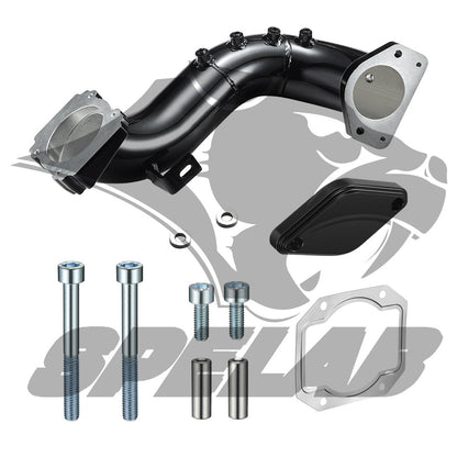 SPELAB Intake Elbow Bridge Kit for 2011-2015 GMC Chevrolet 6.6L Duramax LML Diesel