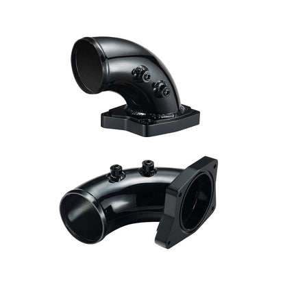 SPELAB Intercooler Pipe Kit & Intake Elbow For 2005-2007 6.0 Powerstroke Diesel Ford F250 F350 F450 F550